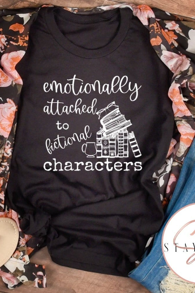 Emotionally Attached Graphic T-Graphic T-Stay Foxy Boutique, Florissant, Missouri