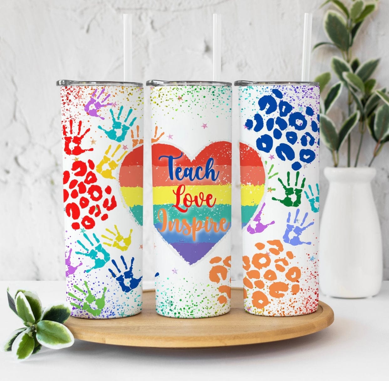 Teach Love Inspire Tumbler-Stay Foxy Boutique, Florissant, Missouri