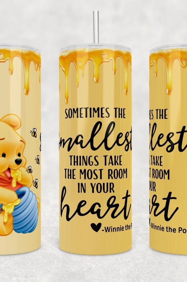 Big Heart Pooh Tumbler-Stay Foxy Boutique, Florissant, Missouri