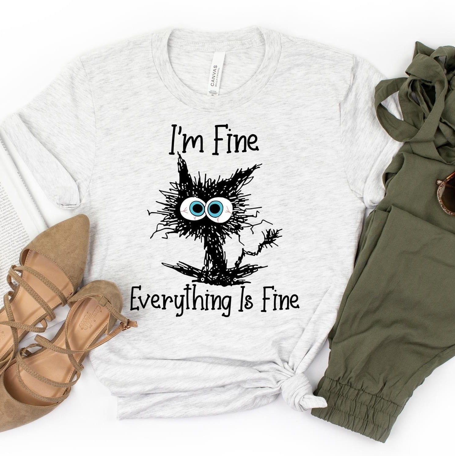 I’m Fine Graphic T-Graphic T-Stay Foxy Boutique, Florissant, Missouri