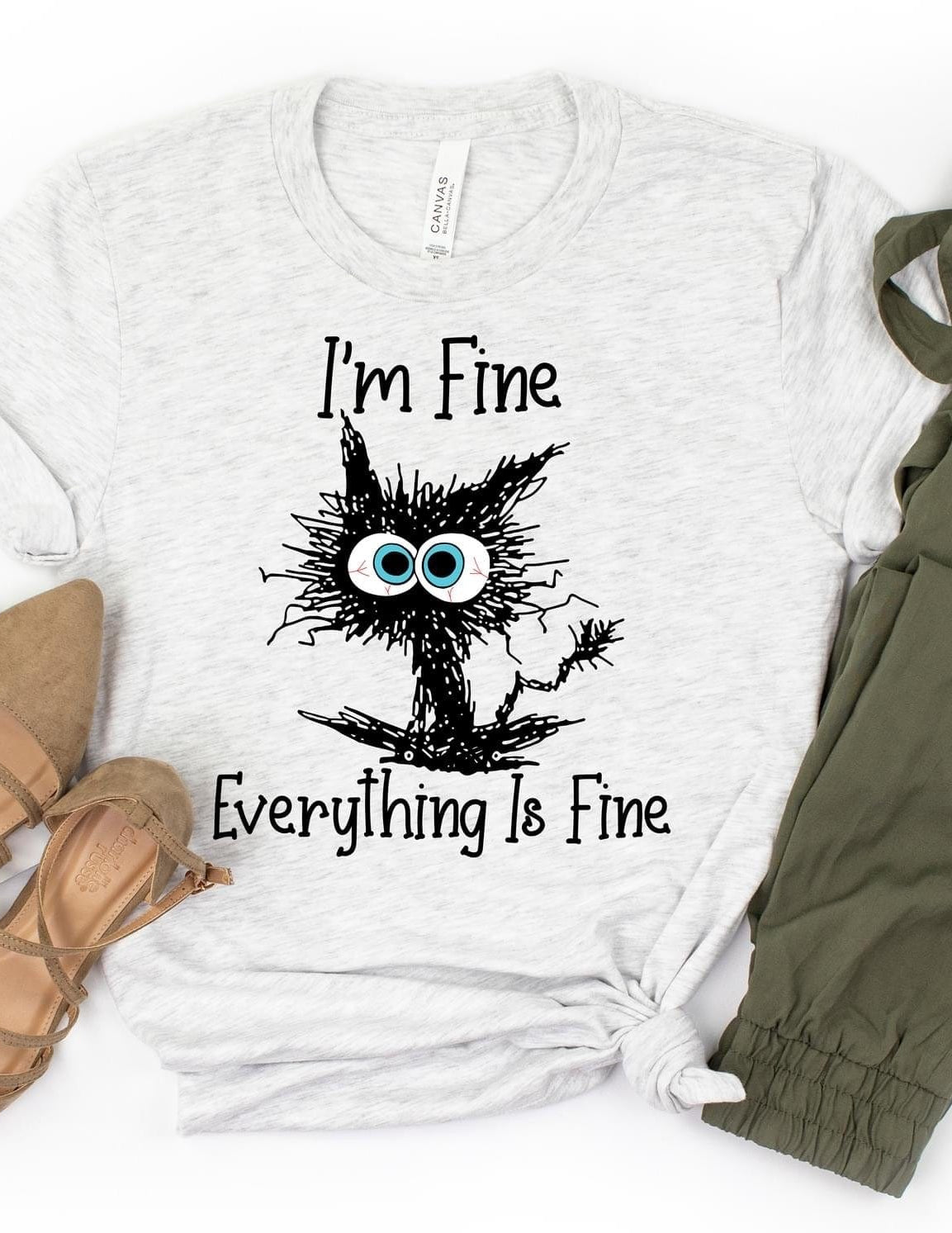 I’m Fine Graphic T-Graphic T-Stay Foxy Boutique, Florissant, Missouri