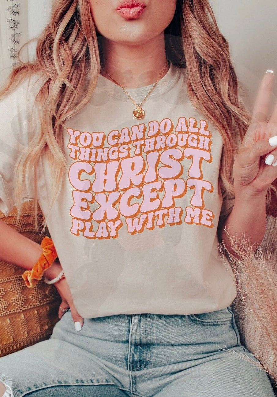 All Things Through Graphic T-Graphic T-Stay Foxy Boutique, Florissant, Missouri