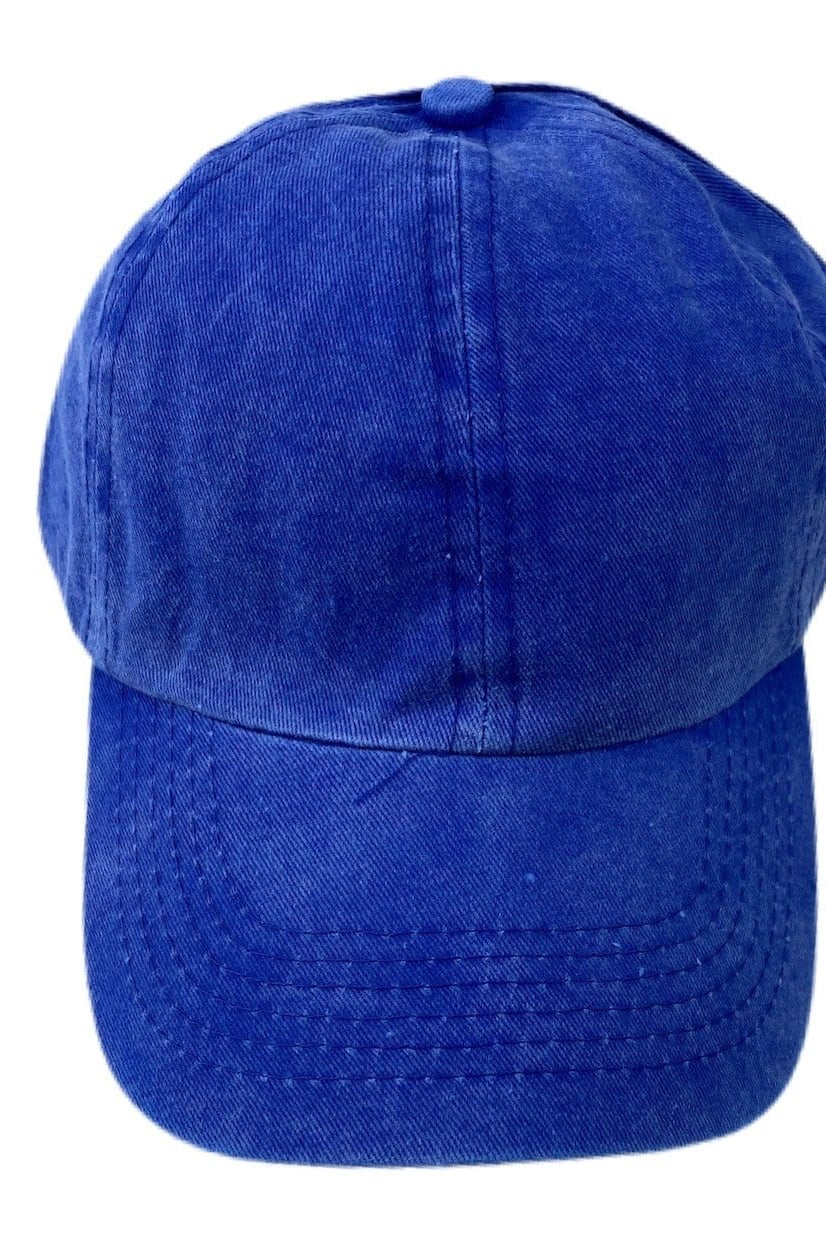 Distressed Backless Hat for Full Hair with Adjustable back-Hat-Stay Foxy Boutique, Florissant, Missouri