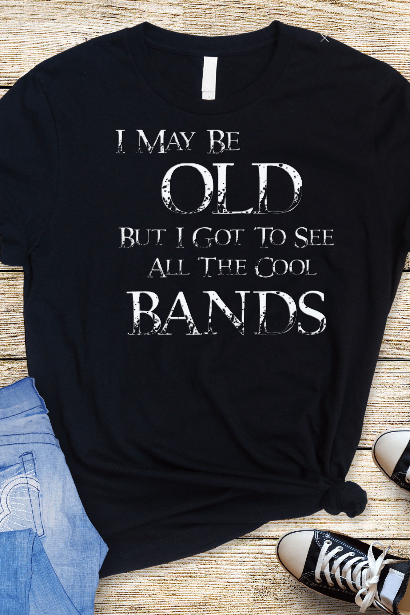 I May Be Old Graphic T-Graphic T-Stay Foxy Boutique, Florissant, Missouri