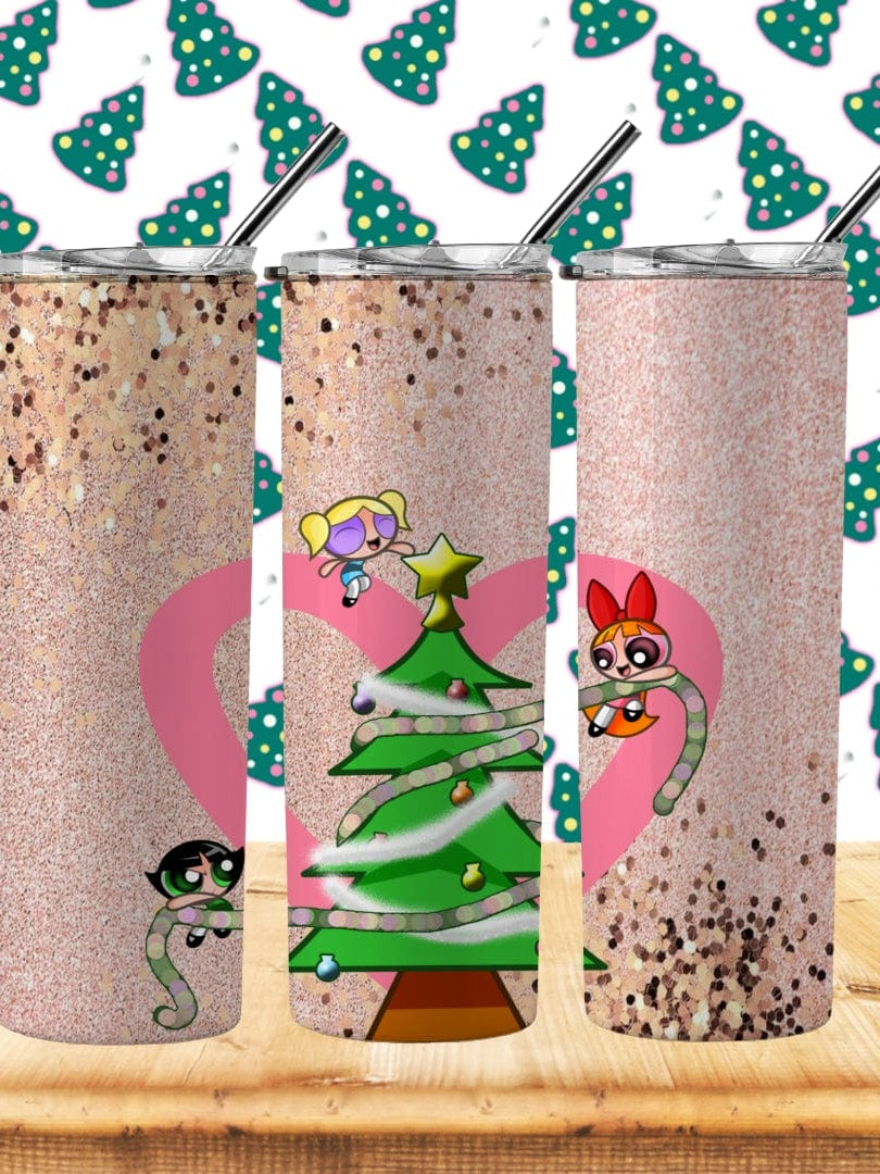 Christmas Power Girls Tumbler-Stay Foxy Boutique, Florissant, Missouri