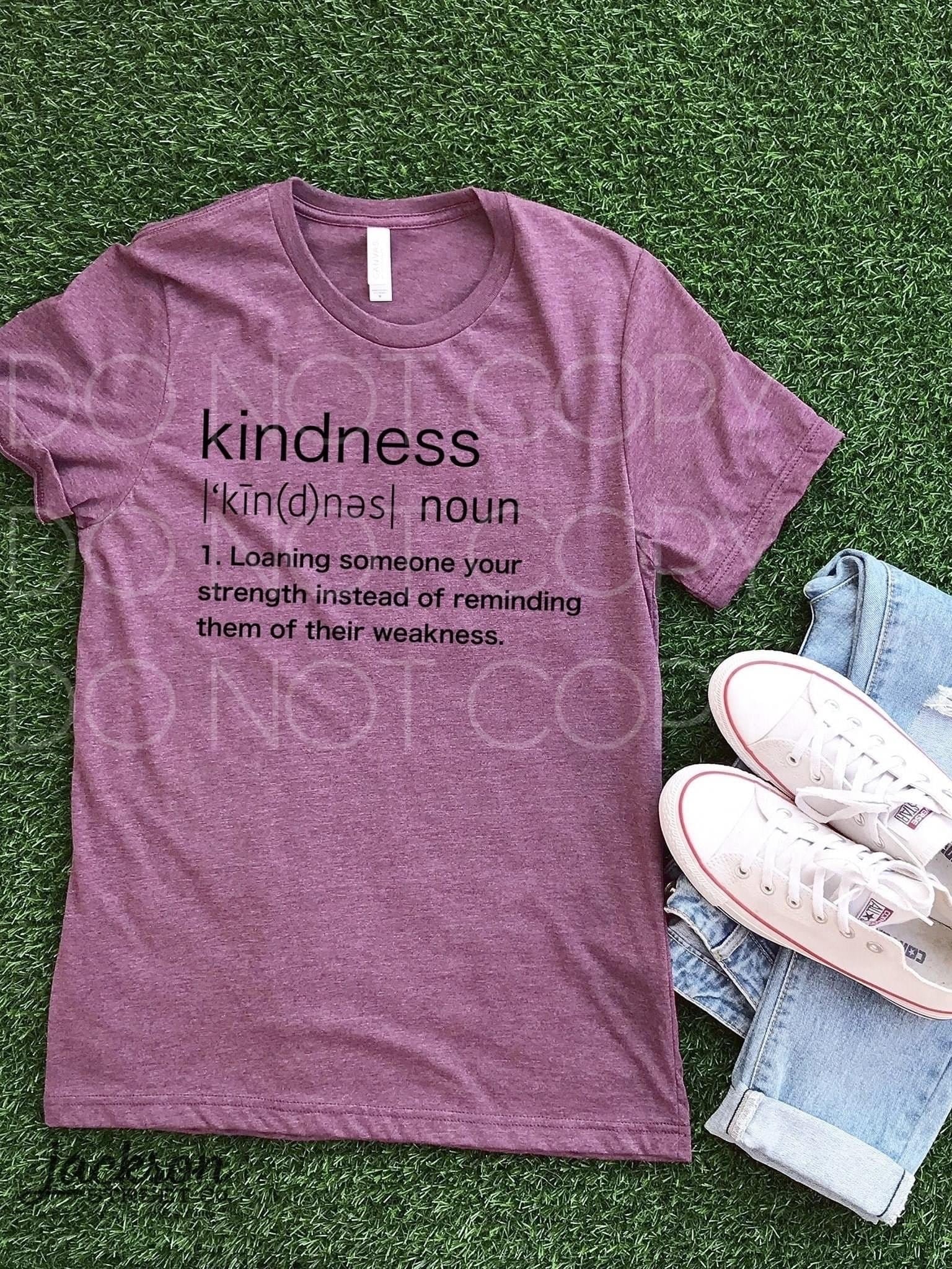 Kindness Definition Graphic T #174-Graphic T-Stay Foxy Boutique, Florissant, Missouri