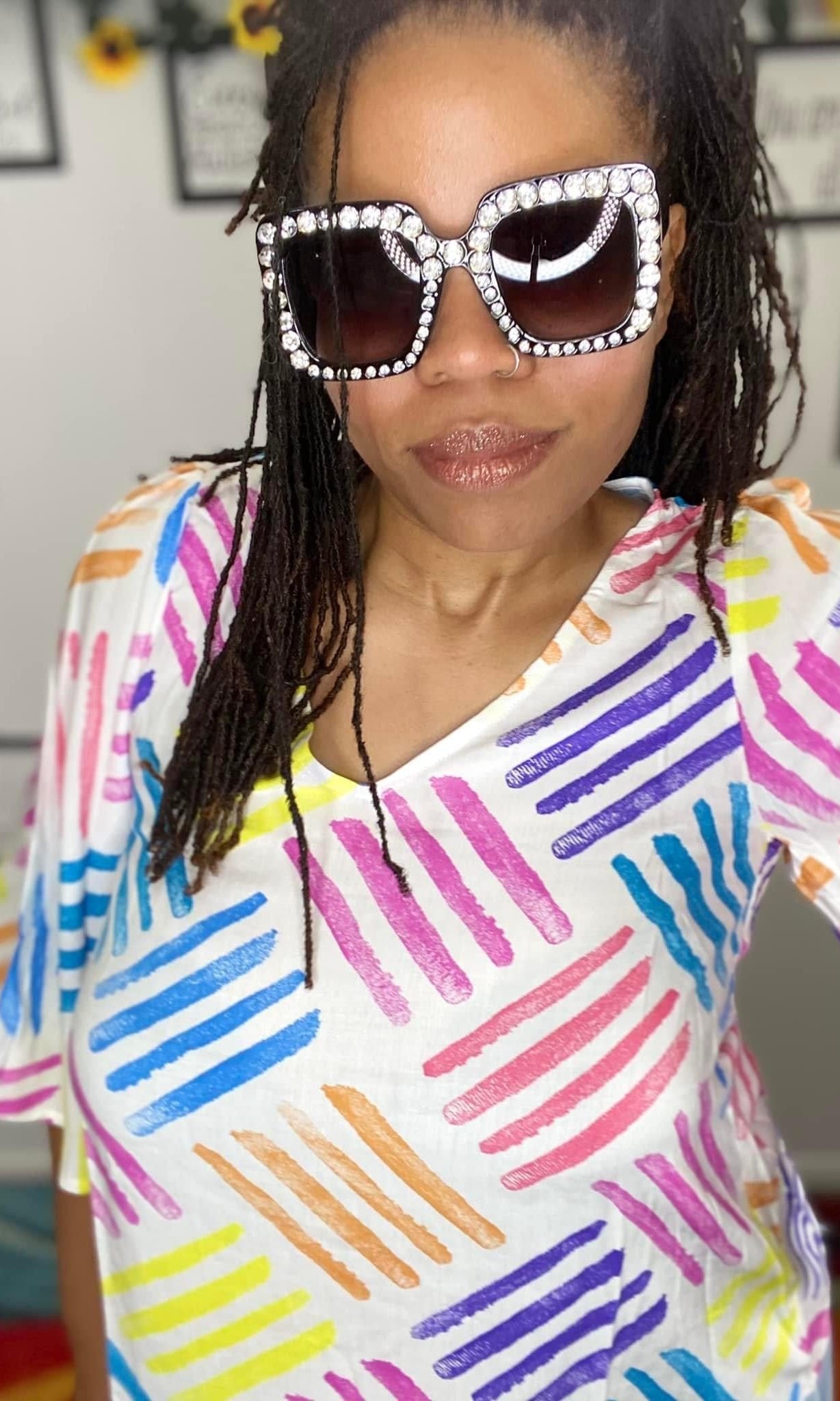 Brighter Days Bling Sunglasses-Stay Foxy Boutique, Florissant, Missouri