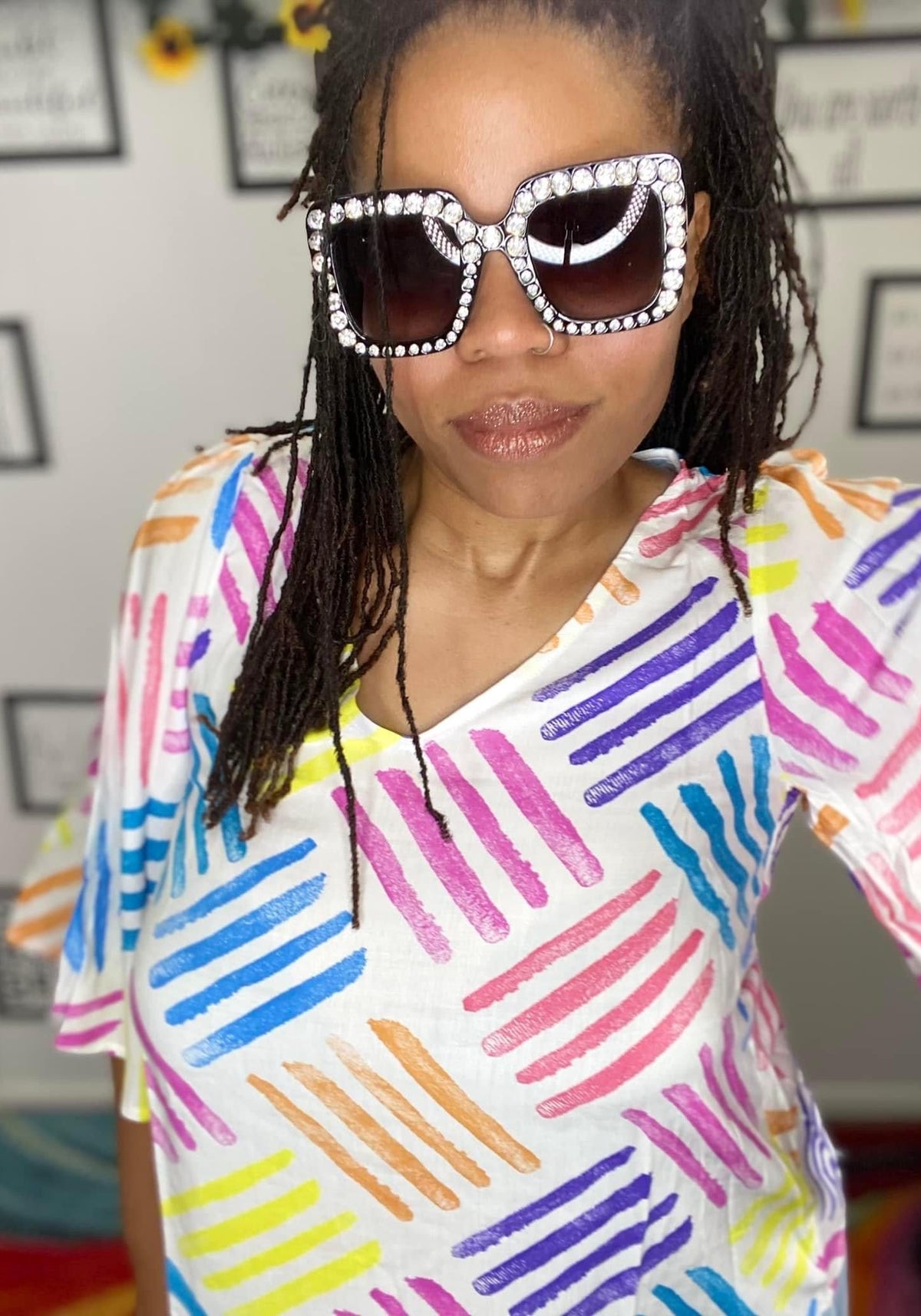 Brighter Days Bling Sunglasses-Stay Foxy Boutique, Florissant, Missouri
