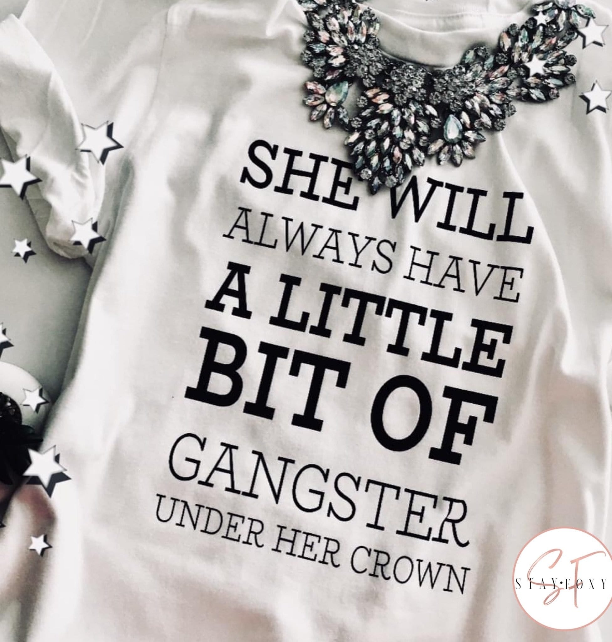 Bit of Gangster Graphic T #132-Graphic T-Stay Foxy Boutique, Florissant, Missouri