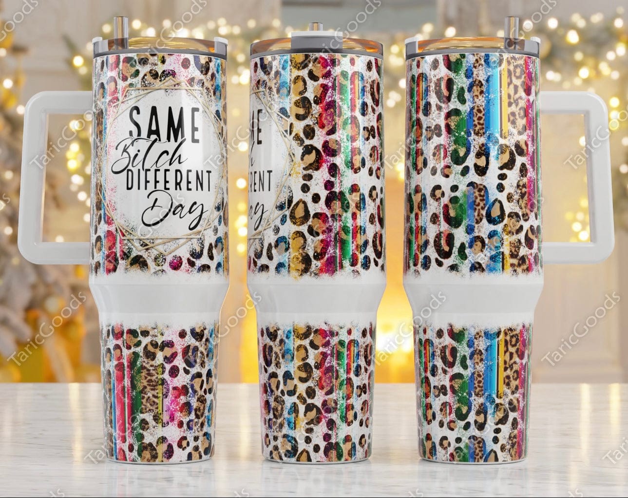 Different Day 40 oz Tumbler-Stay Foxy Boutique, Florissant, Missouri