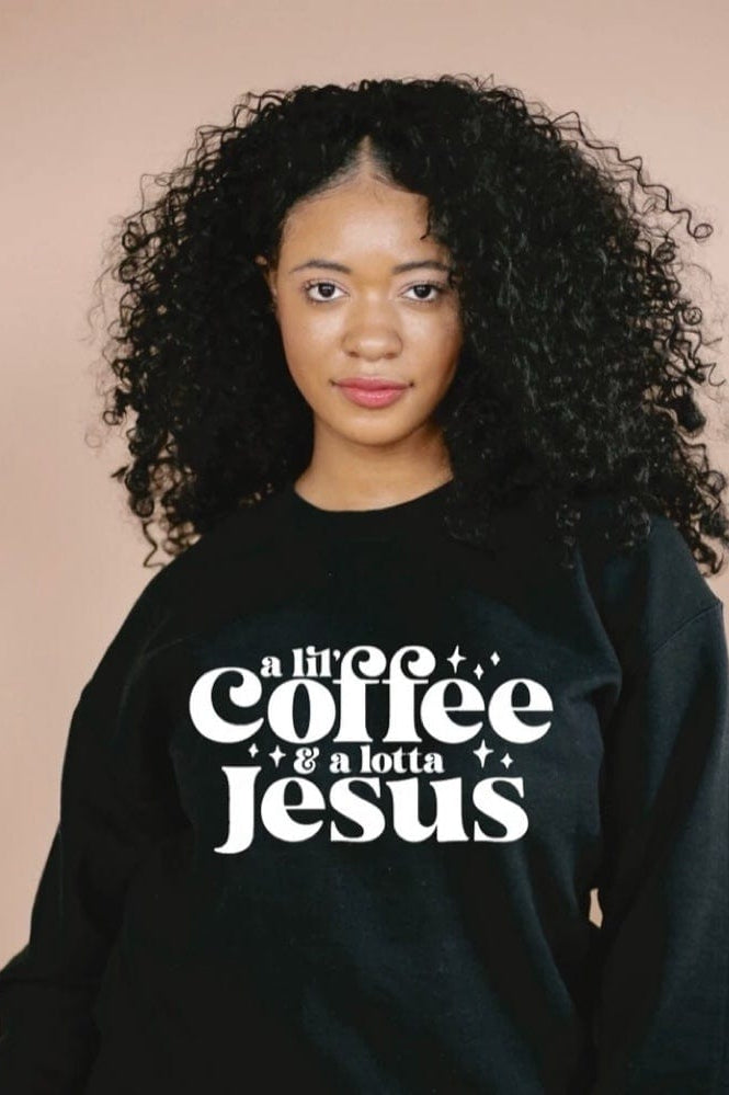 A Little Coffee Graphic T #276-Graphic T-Stay Foxy Boutique, Florissant, Missouri