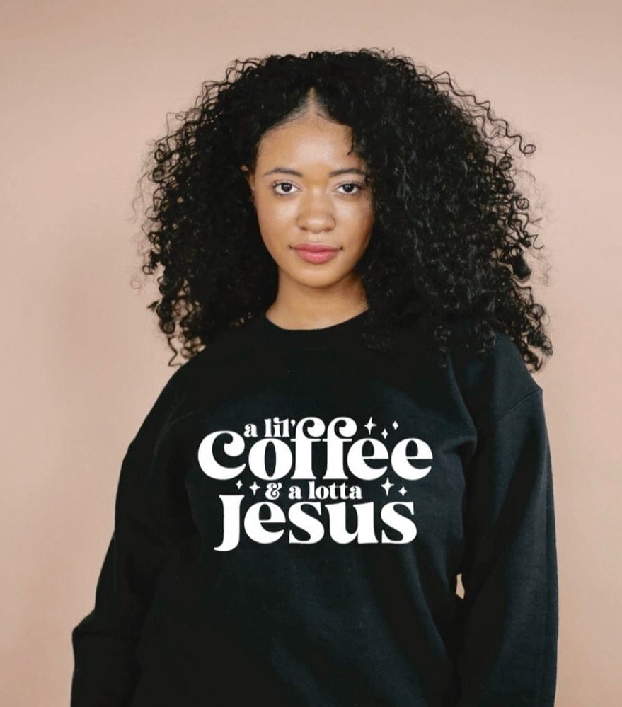 A Little Coffee Graphic T #276-Graphic T-Stay Foxy Boutique, Florissant, Missouri