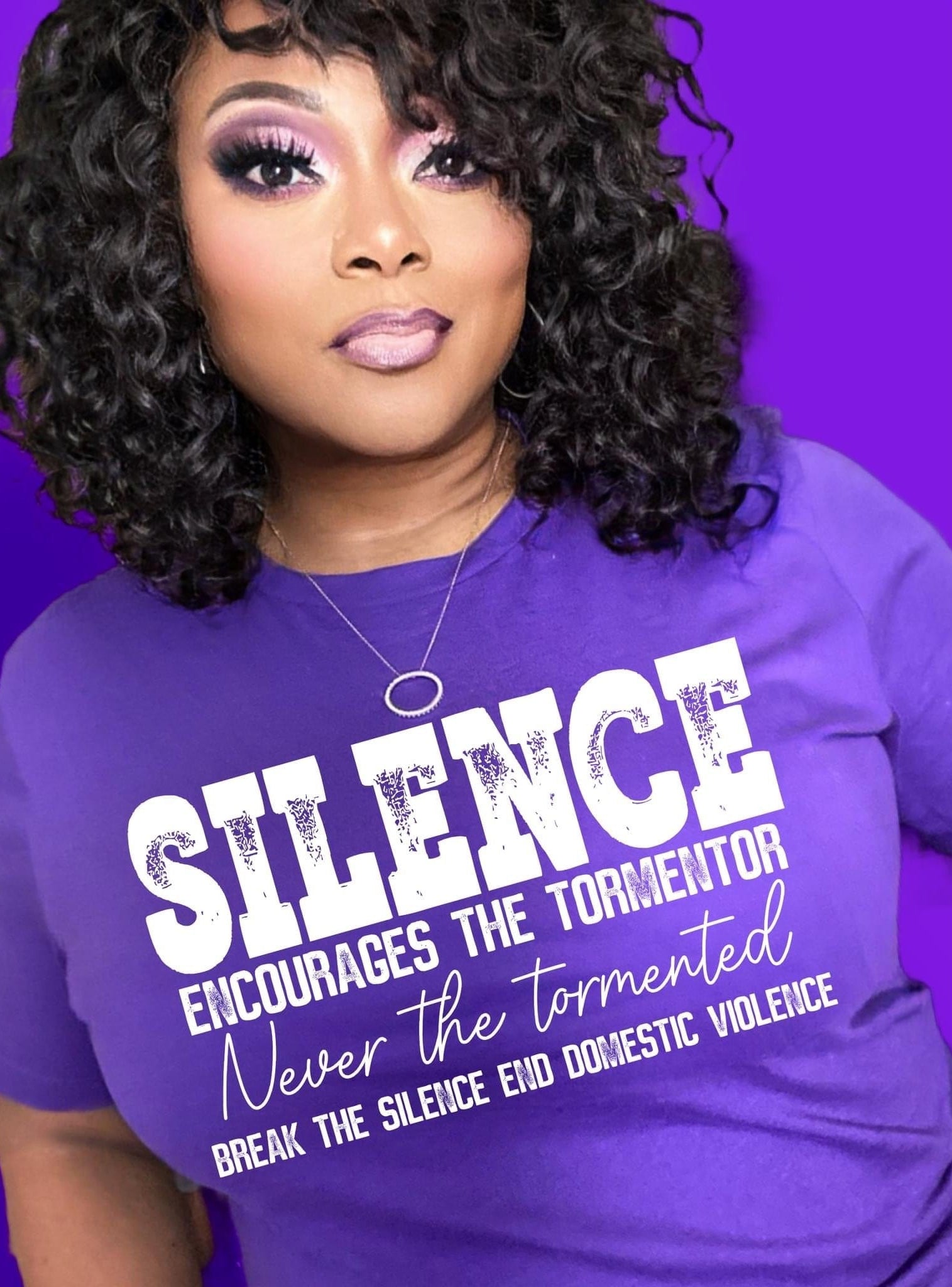Silence Encourages Graphic T-Graphic T-Stay Foxy Boutique, Florissant, Missouri