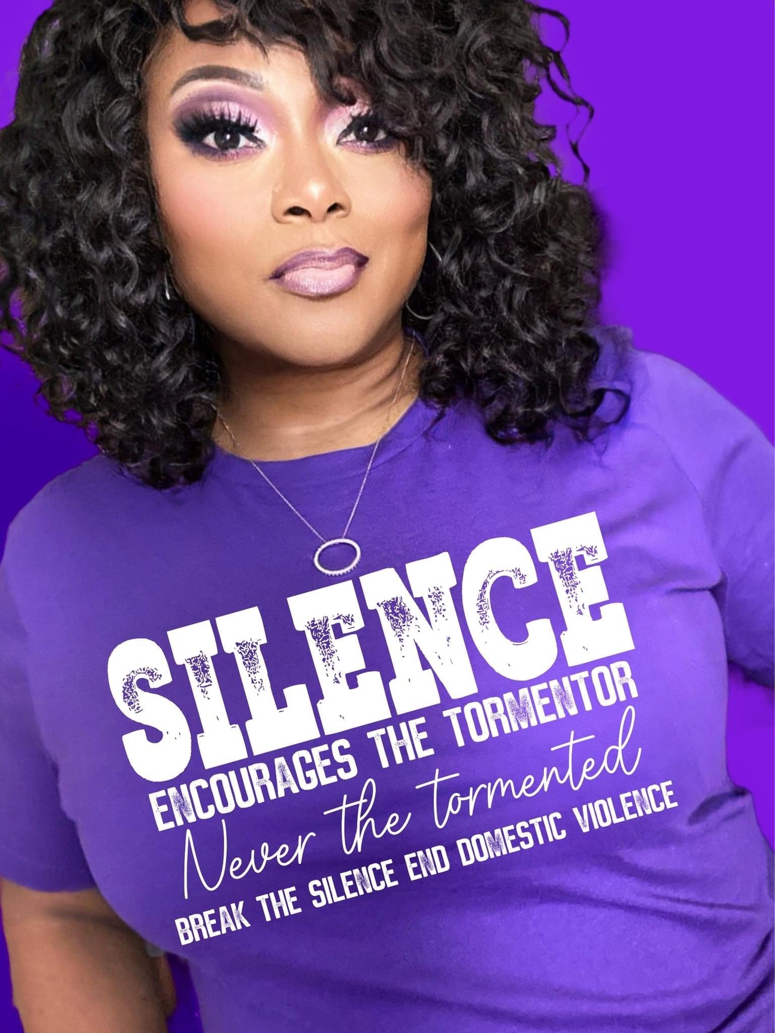 Silence Encourages Graphic T-Graphic T-Stay Foxy Boutique, Florissant, Missouri