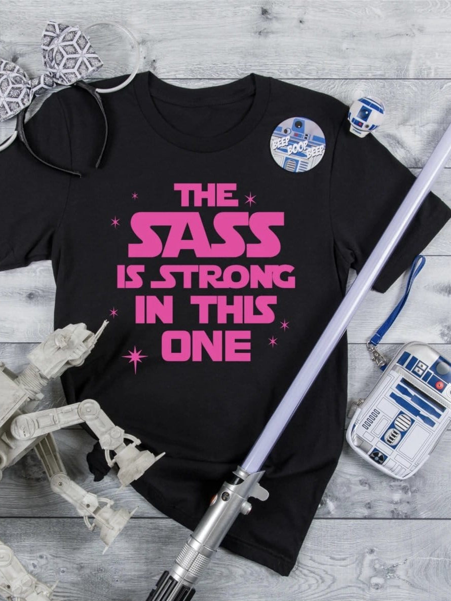The Sass Is Strong In This One Graphic T-Graphic T-Stay Foxy Boutique, Florissant, Missouri