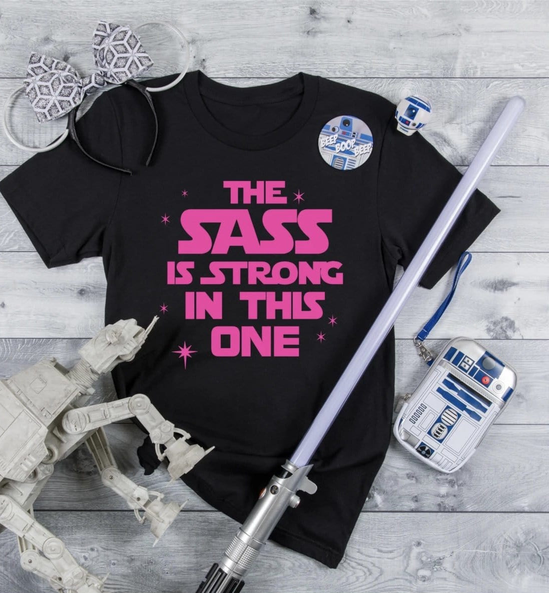 The Sass Is Strong In This One Graphic T-Graphic T-Stay Foxy Boutique, Florissant, Missouri