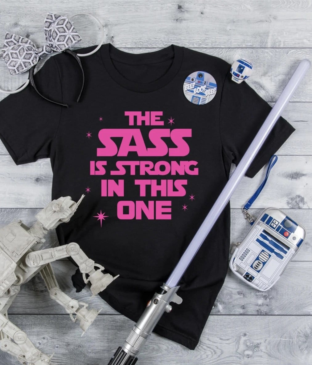 The Sass Is Strong In This One Graphic T-Graphic T-Stay Foxy Boutique, Florissant, Missouri