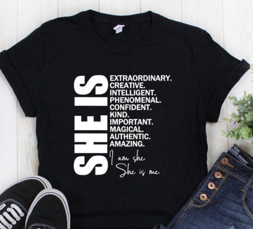 She Is Bold Graphic T-Graphic T-Stay Foxy Boutique, Florissant, Missouri