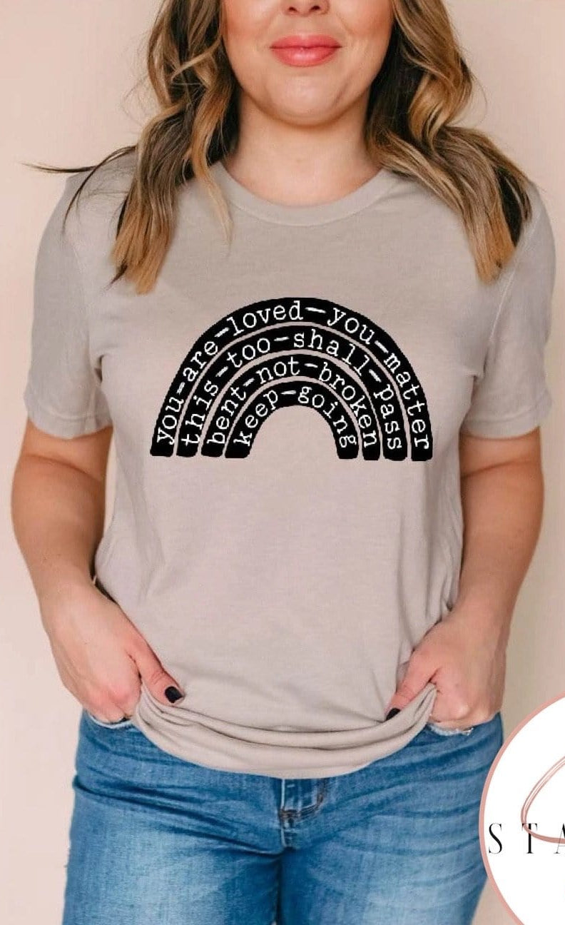 Keep Going Graphic T #108-Graphic T-Stay Foxy Boutique, Florissant, Missouri