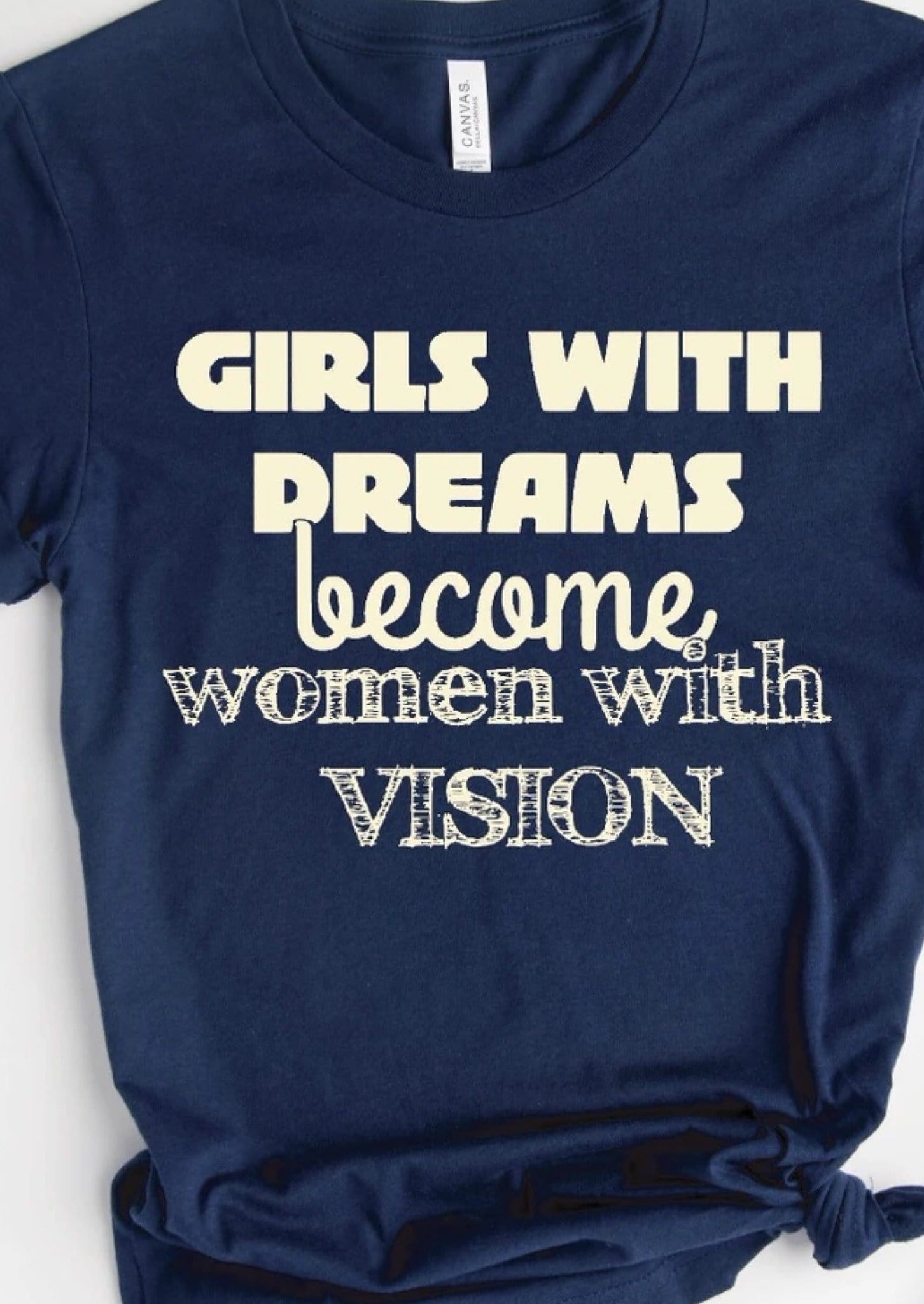 YOUTH: Girls With Dreams Graphic T #285-Graphic T-Stay Foxy Boutique, Florissant, Missouri