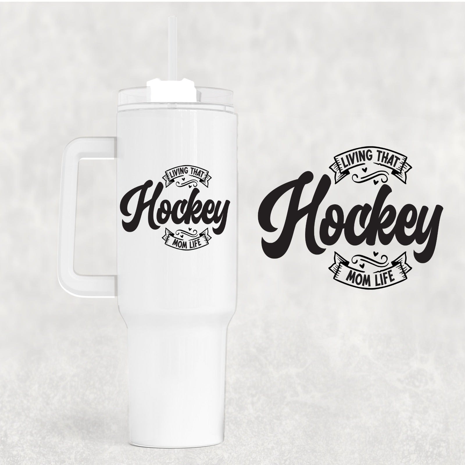 Hockey 40 oz Tumbler-Stay Foxy Boutique, Florissant, Missouri