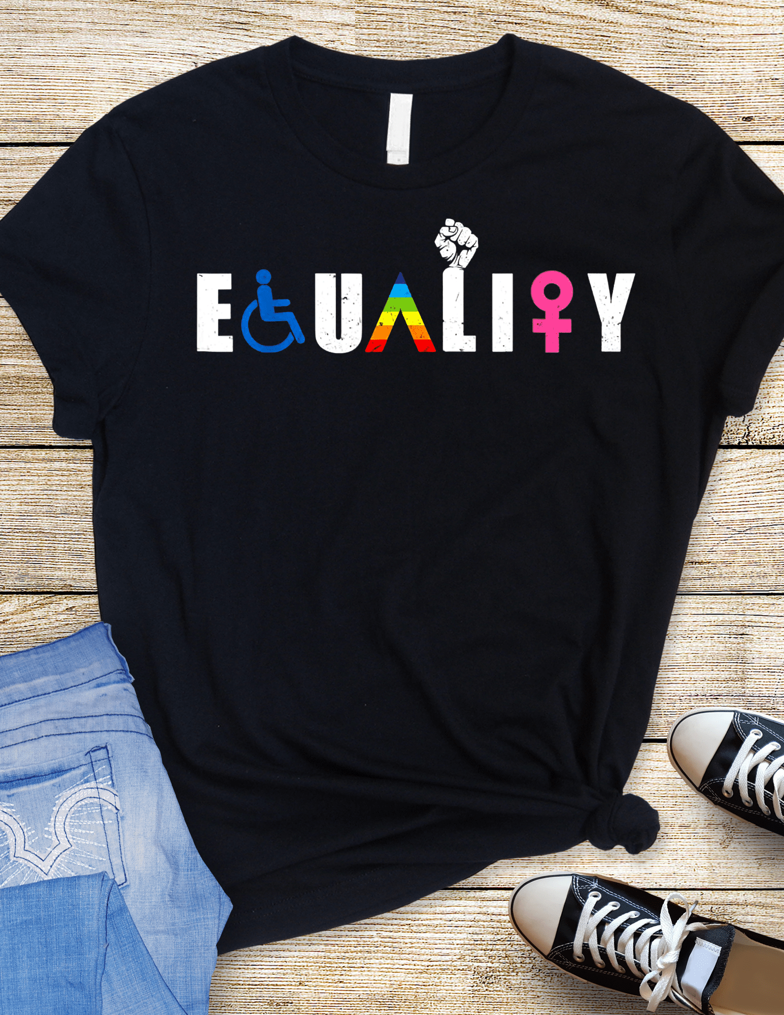 Equality Graphic T-Graphic T-Stay Foxy Boutique, Florissant, Missouri