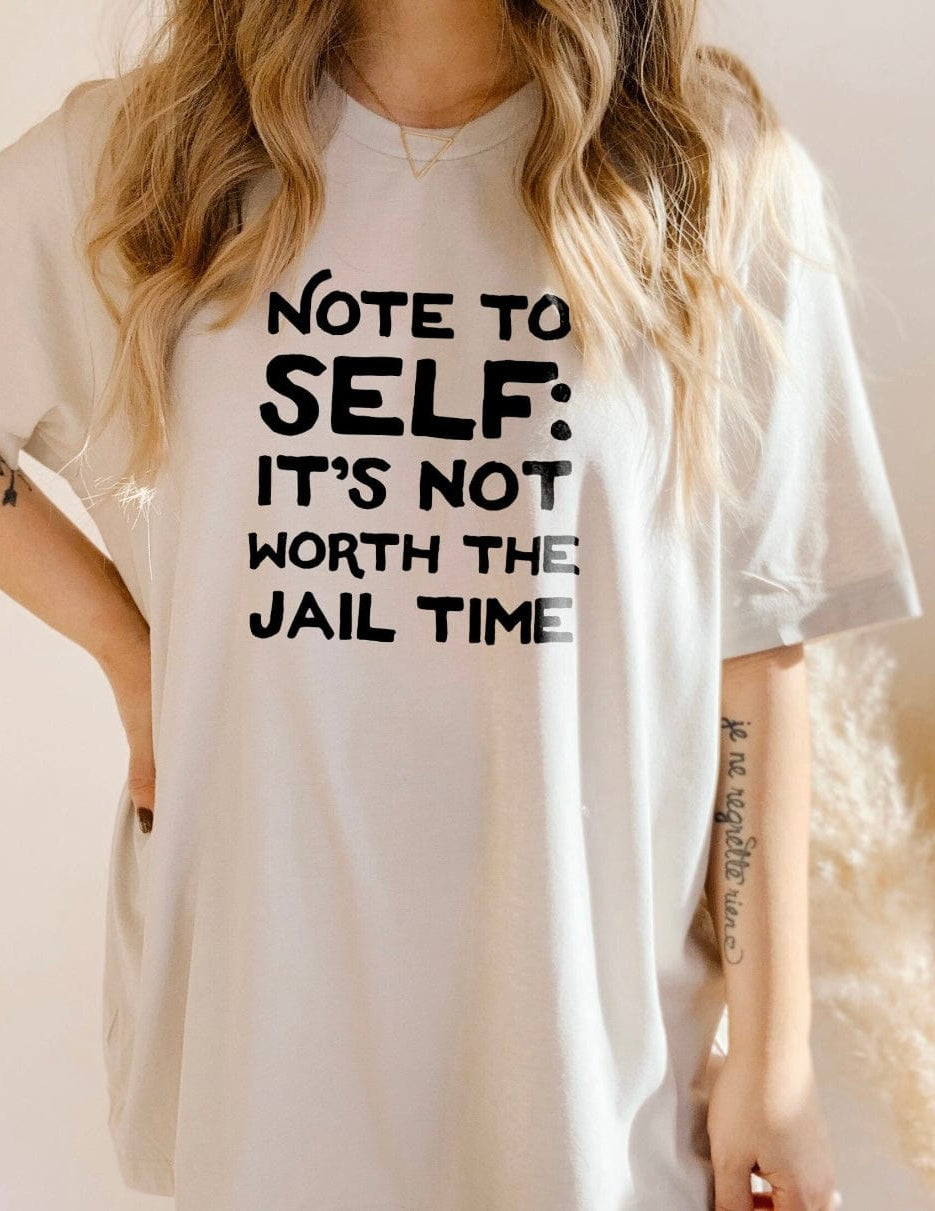 Note To Self Graphic T-Graphic T-Stay Foxy Boutique, Florissant, Missouri