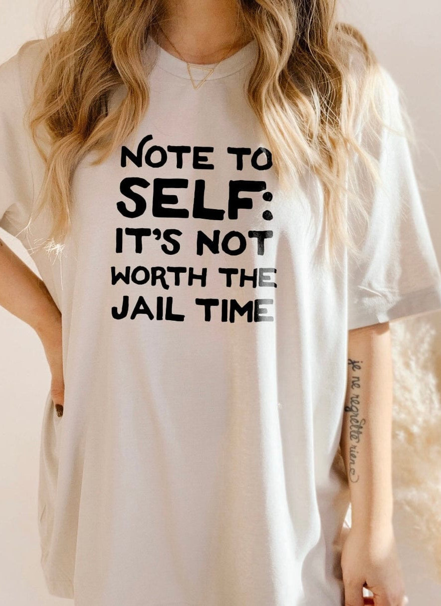 Note To Self Graphic T-Graphic T-Stay Foxy Boutique, Florissant, Missouri