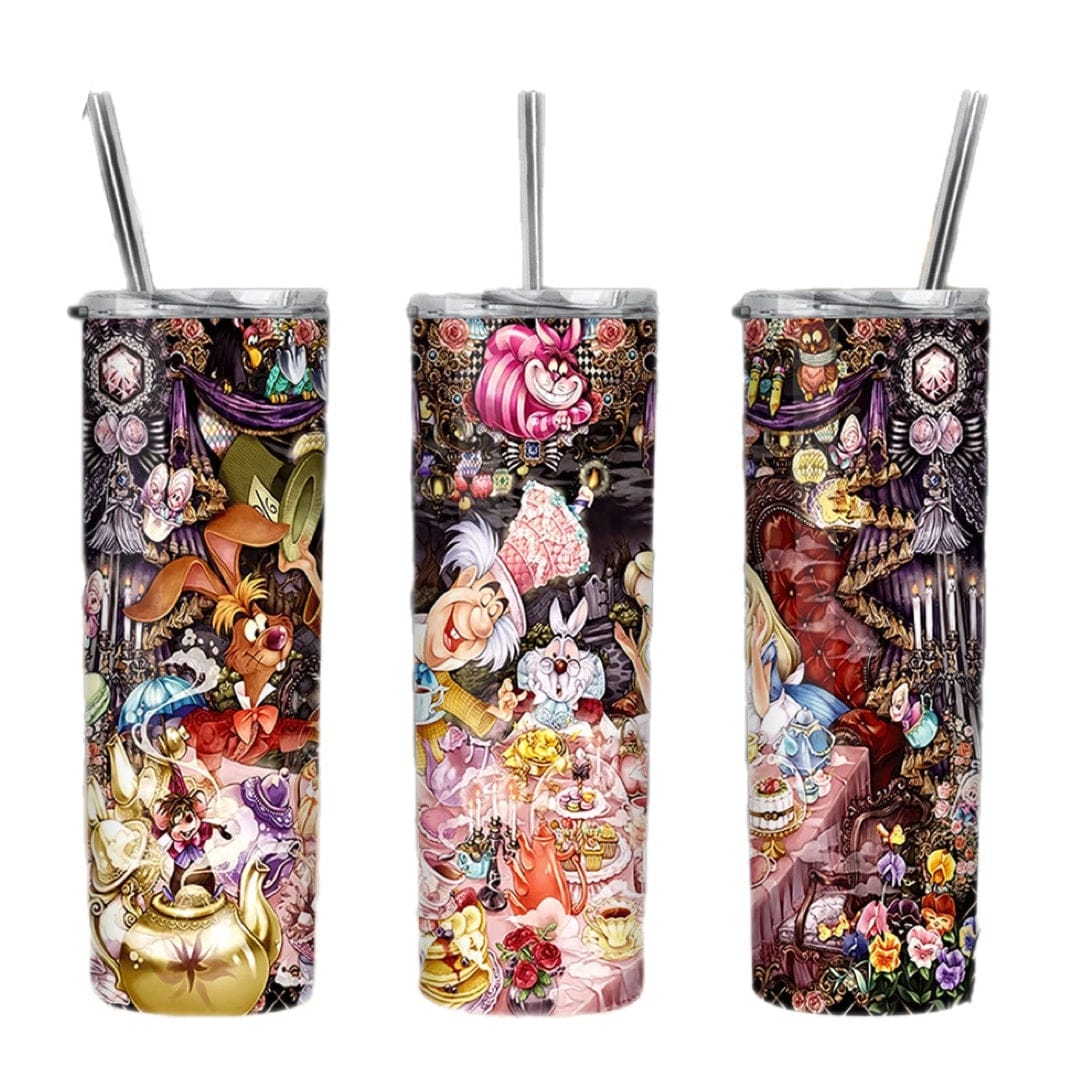 Wanna Tea Party Tumbler-Drinkware-Stay Foxy Boutique, Florissant, Missouri