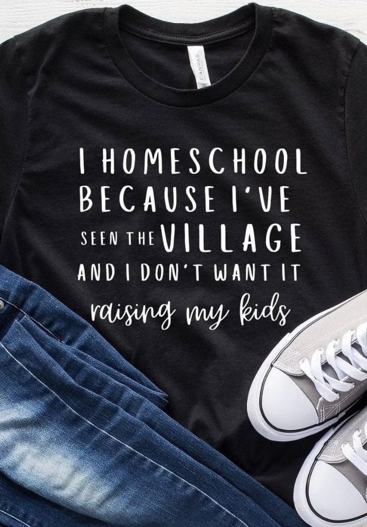 I Homeschool Graphic T-Graphic T-Stay Foxy Boutique, Florissant, Missouri
