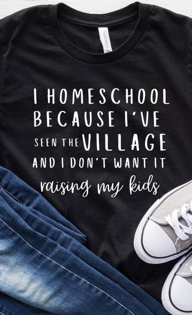 I Homeschool Graphic T-Graphic T-Stay Foxy Boutique, Florissant, Missouri