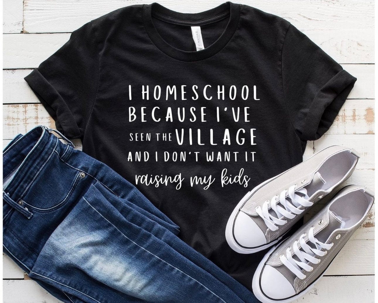 I Homeschool Graphic T-Graphic T-Stay Foxy Boutique, Florissant, Missouri