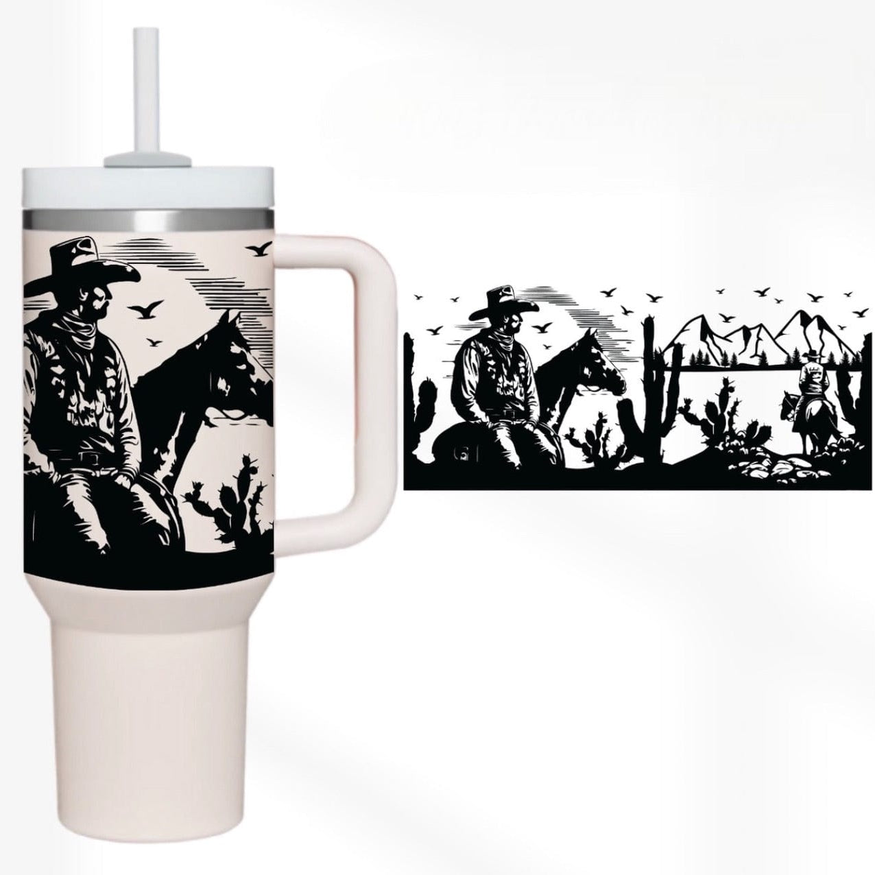Western 40 oz Tumbler-Stay Foxy Boutique, Florissant, Missouri