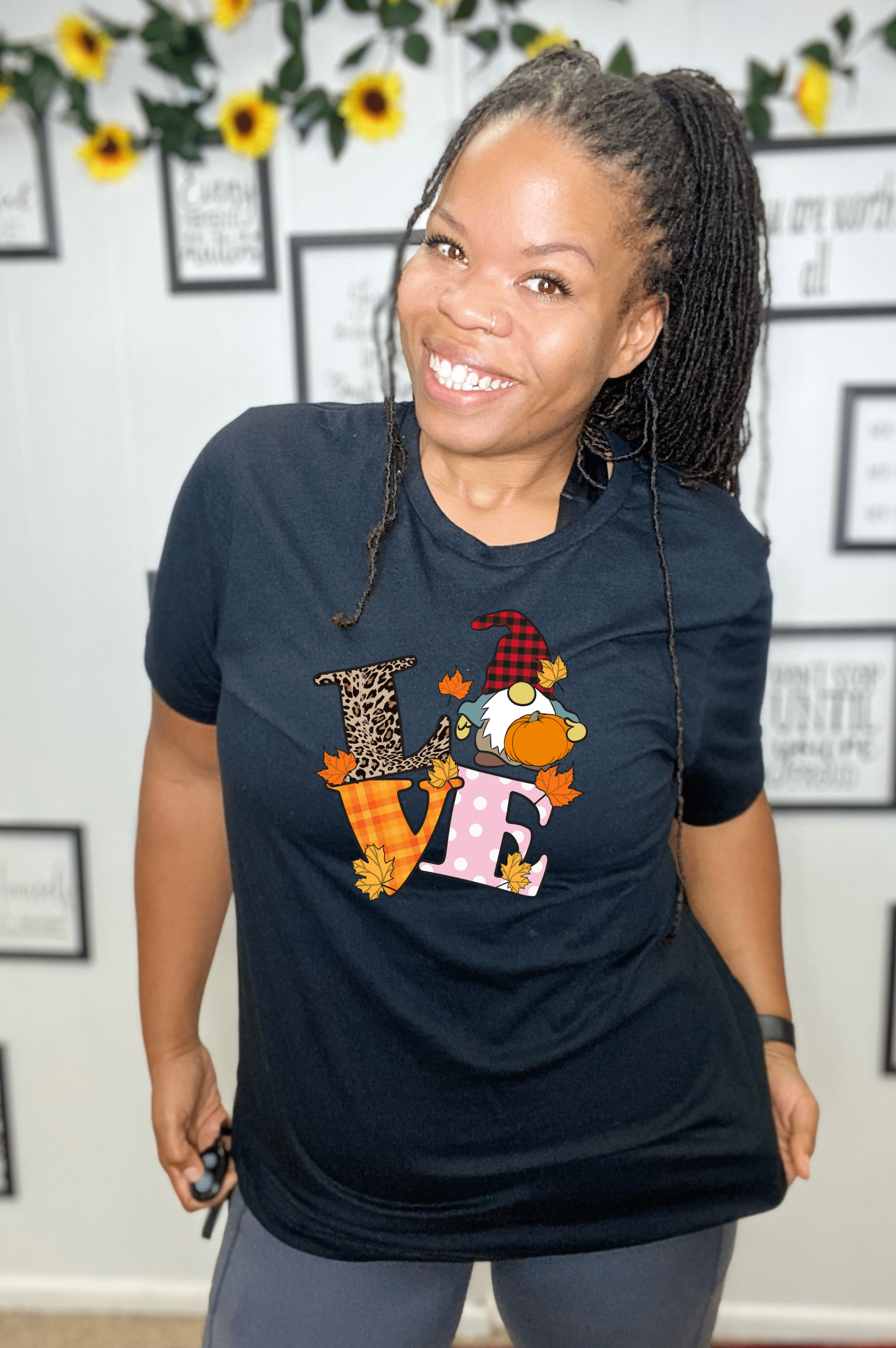 LOve Fall Graphic T-Graphic T-Stay Foxy Boutique, Florissant, Missouri