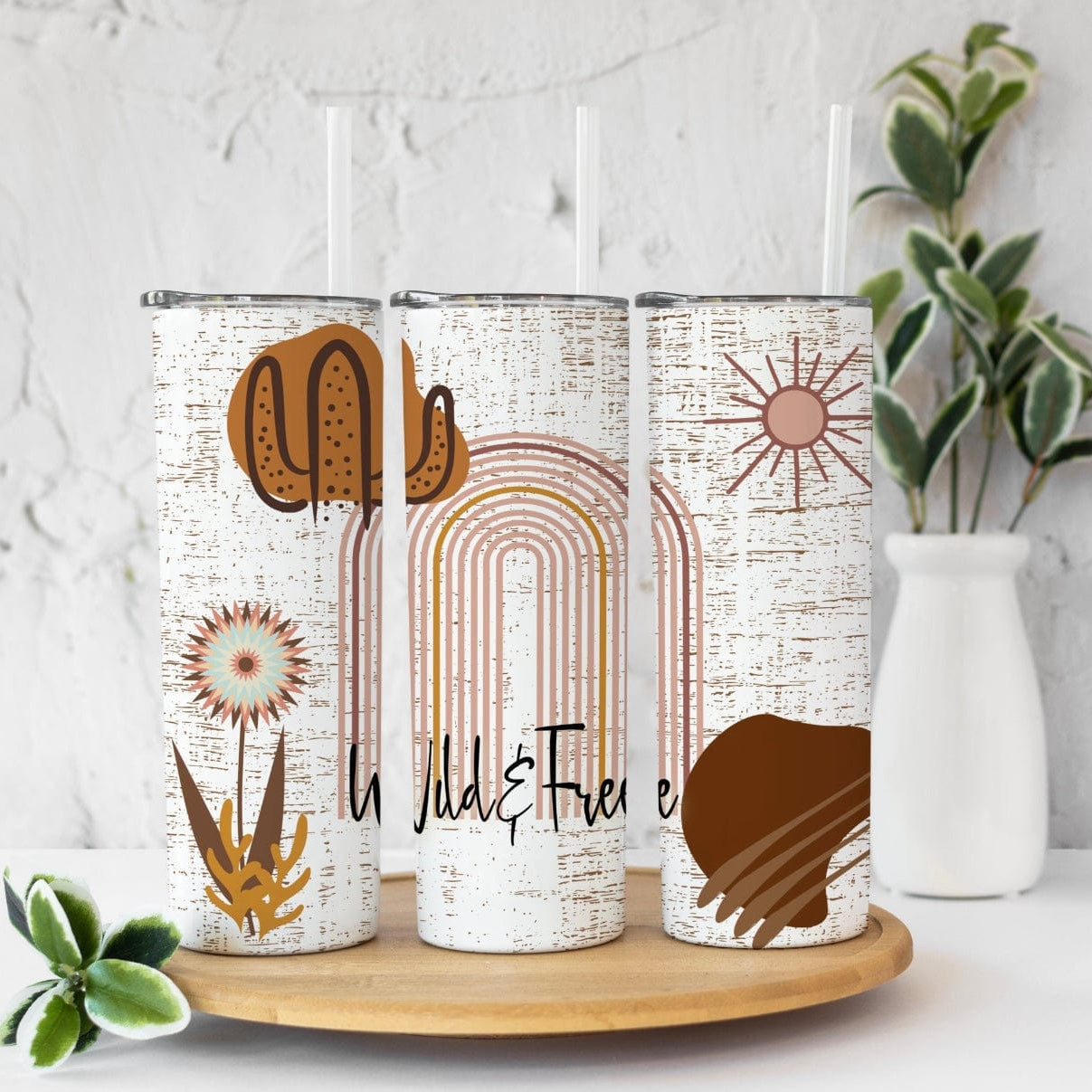 Wild And Free Tumbler-Stay Foxy Boutique, Florissant, Missouri