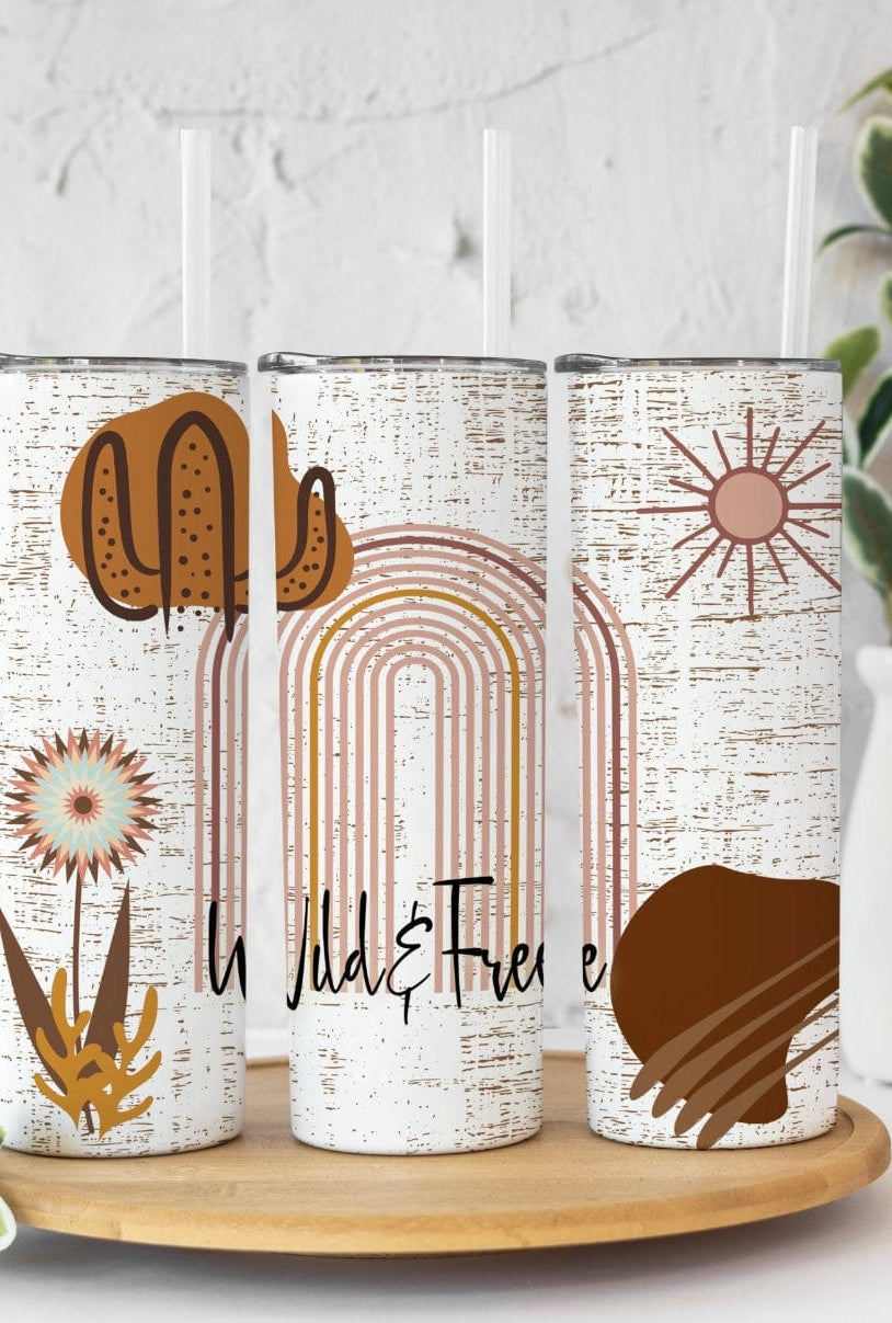 Wild And Free Tumbler-Stay Foxy Boutique, Florissant, Missouri