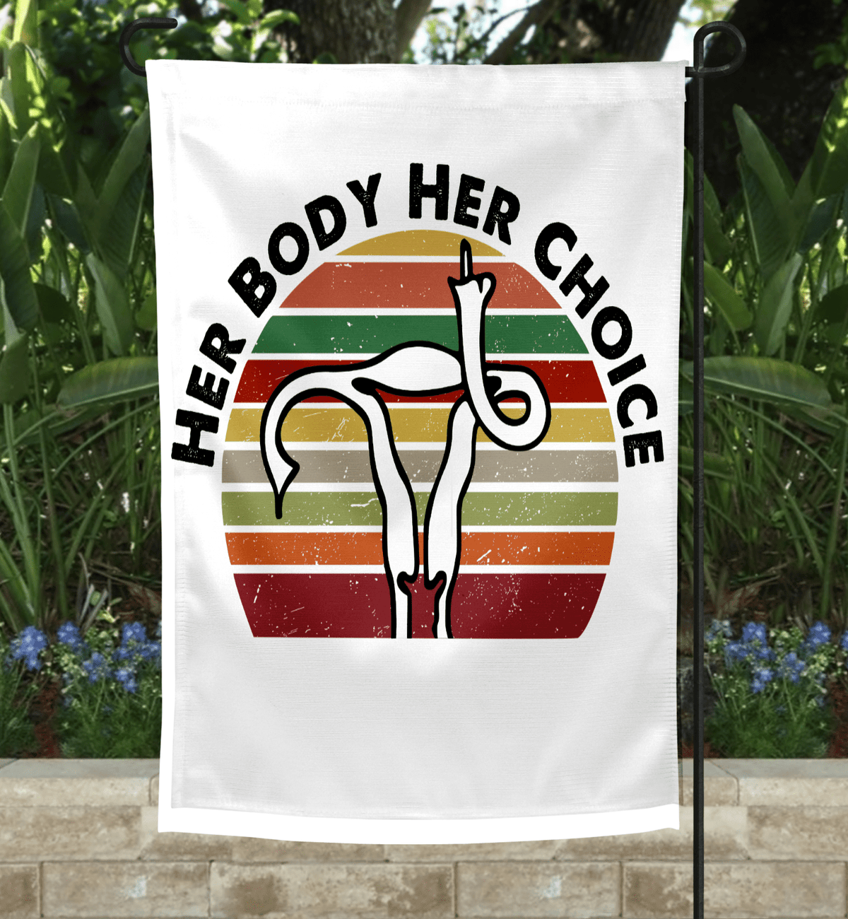 Her Body Garden Flag-Stay Foxy Boutique, Florissant, Missouri