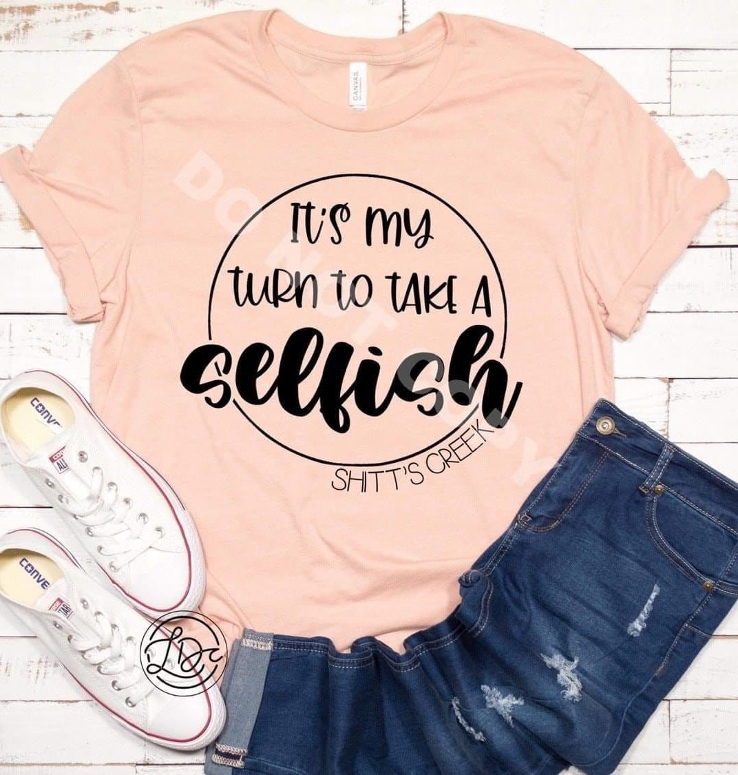 Take A Selfish Graphic T #184-Graphic T-Stay Foxy Boutique, Florissant, Missouri