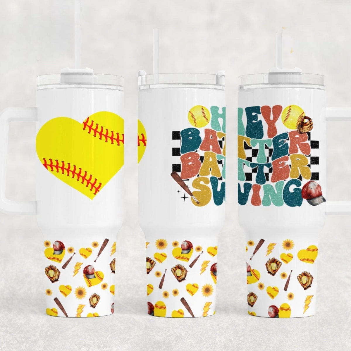 Batter Swing 40 oz Tumbler-Stay Foxy Boutique, Florissant, Missouri