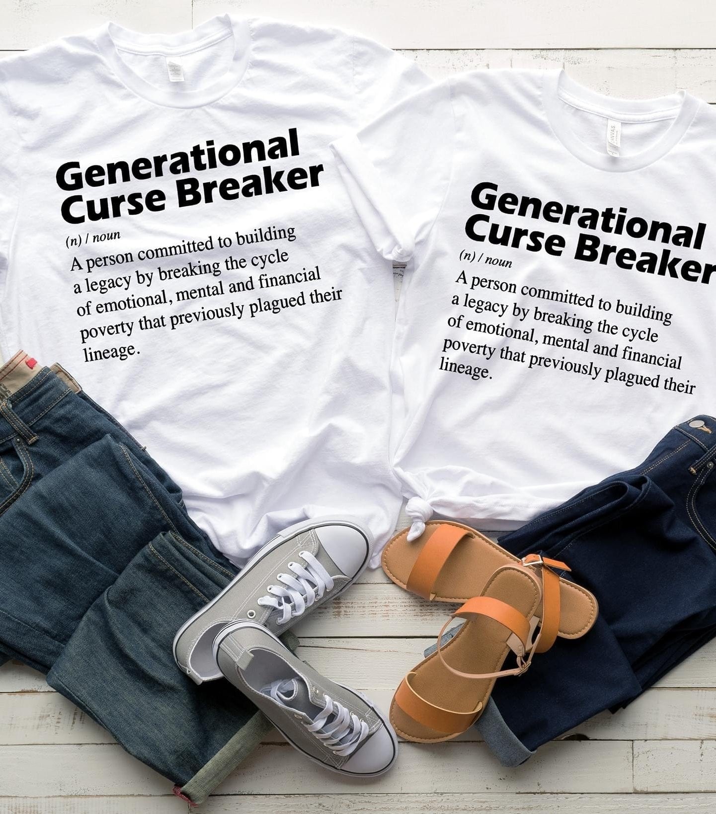 Generational Curse Breaker Graphic T #304-Graphic T-Stay Foxy Boutique, Florissant, Missouri