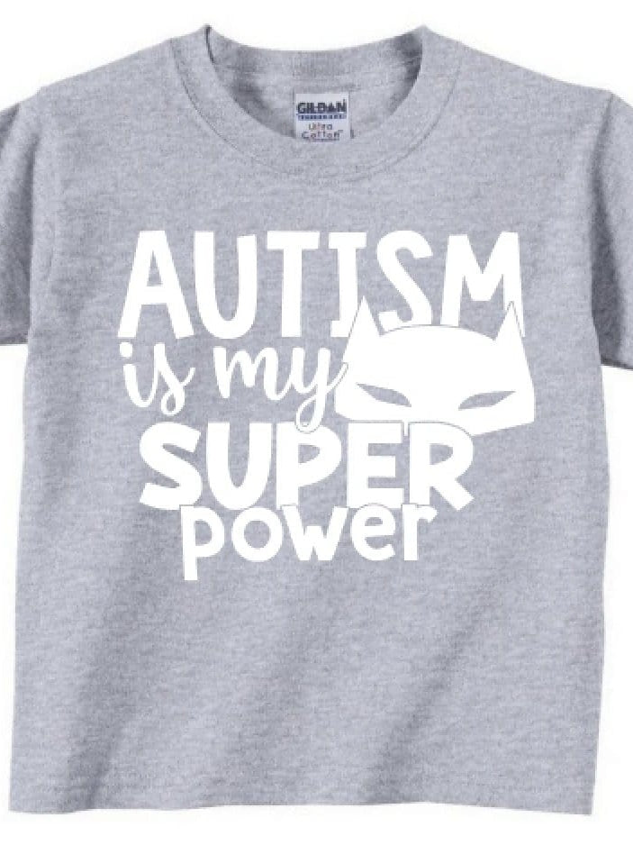 Autism is My Super Power Toddler and Kid Graphic T-Graphic T-Stay Foxy Boutique, Florissant, Missouri
