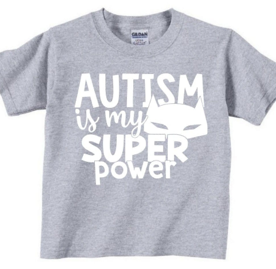 Autism is My Super Power Toddler and Kid Graphic T-Graphic T-Stay Foxy Boutique, Florissant, Missouri