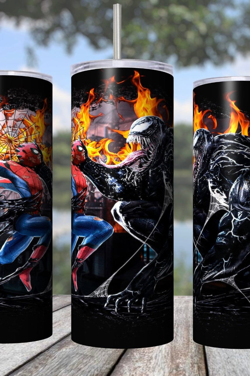 Venom/Spider-Man Tumbler-Drinkware-Stay Foxy Boutique, Florissant, Missouri