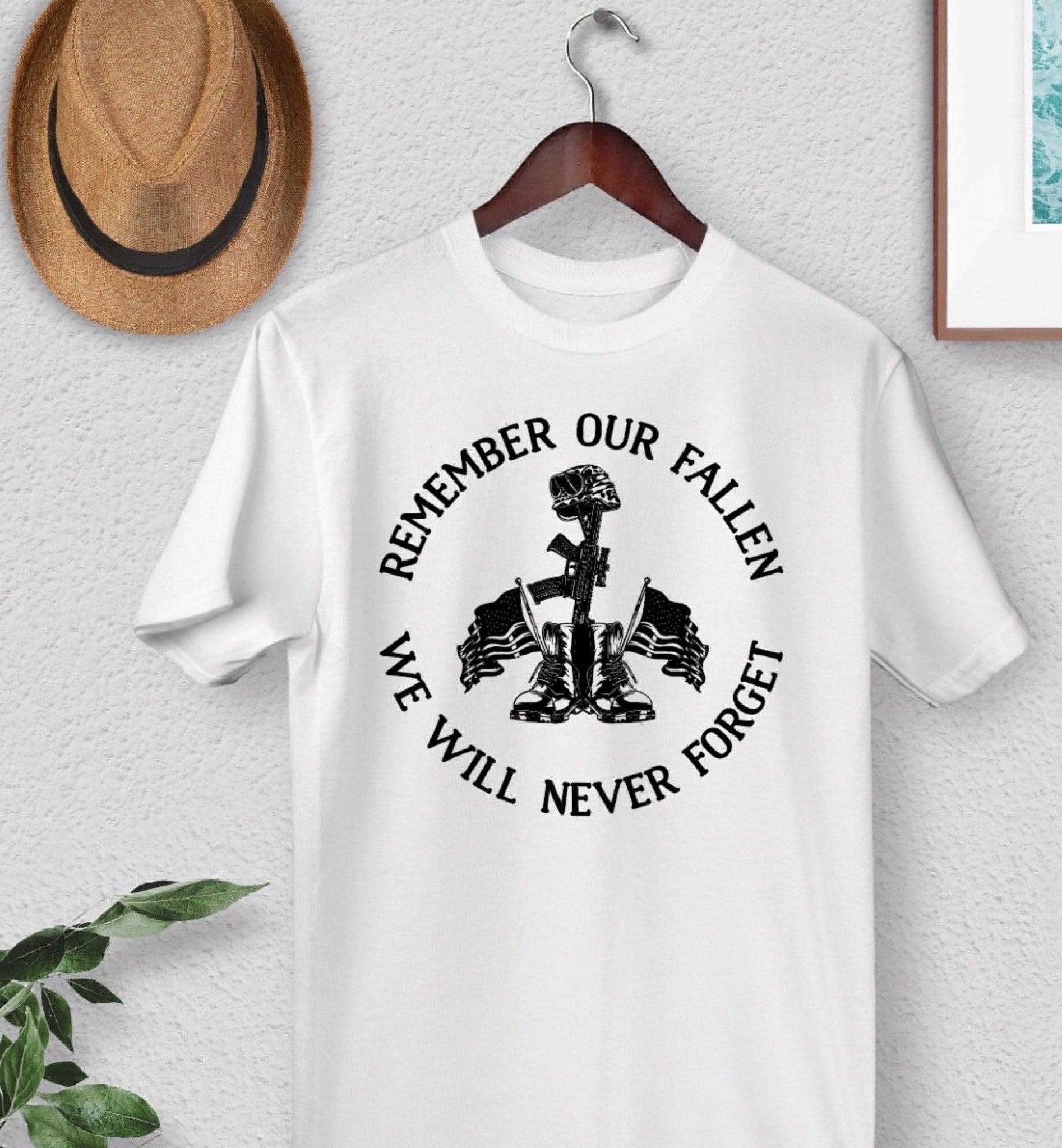 Remember Our Fallen Graphic T-Graphic T-Stay Foxy Boutique, Florissant, Missouri