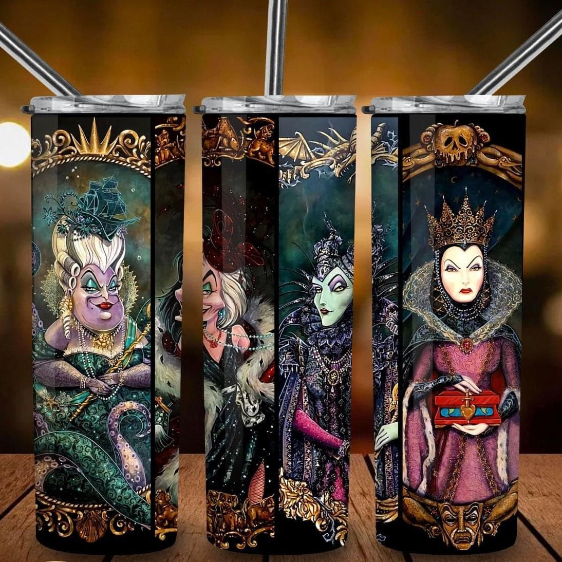 Evil Queens Tumbler-Drinkware-Stay Foxy Boutique, Florissant, Missouri