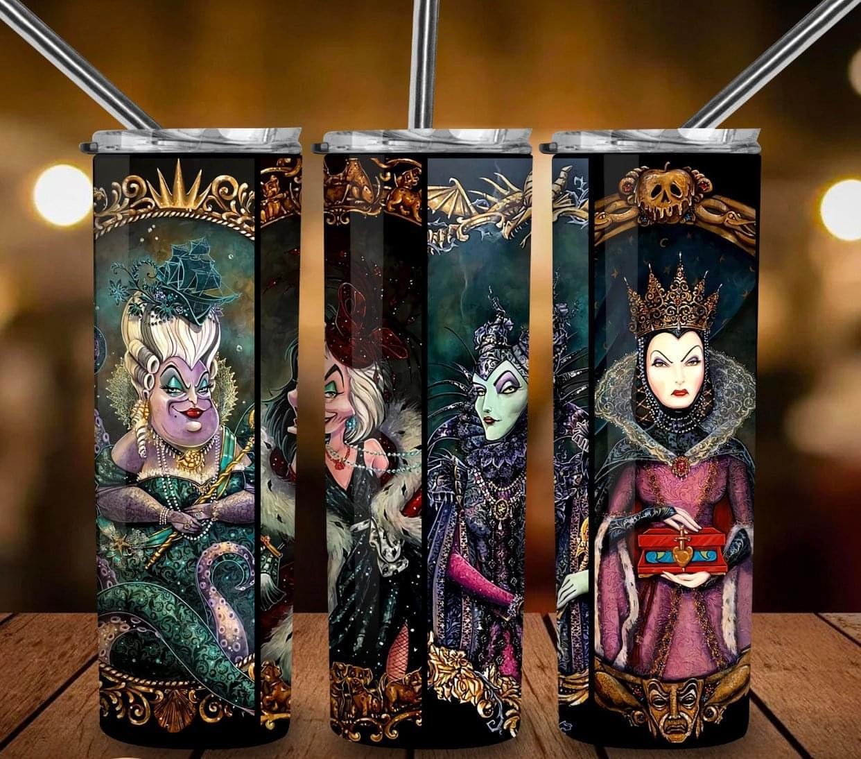 Evil Queens Tumbler-Drinkware-Stay Foxy Boutique, Florissant, Missouri