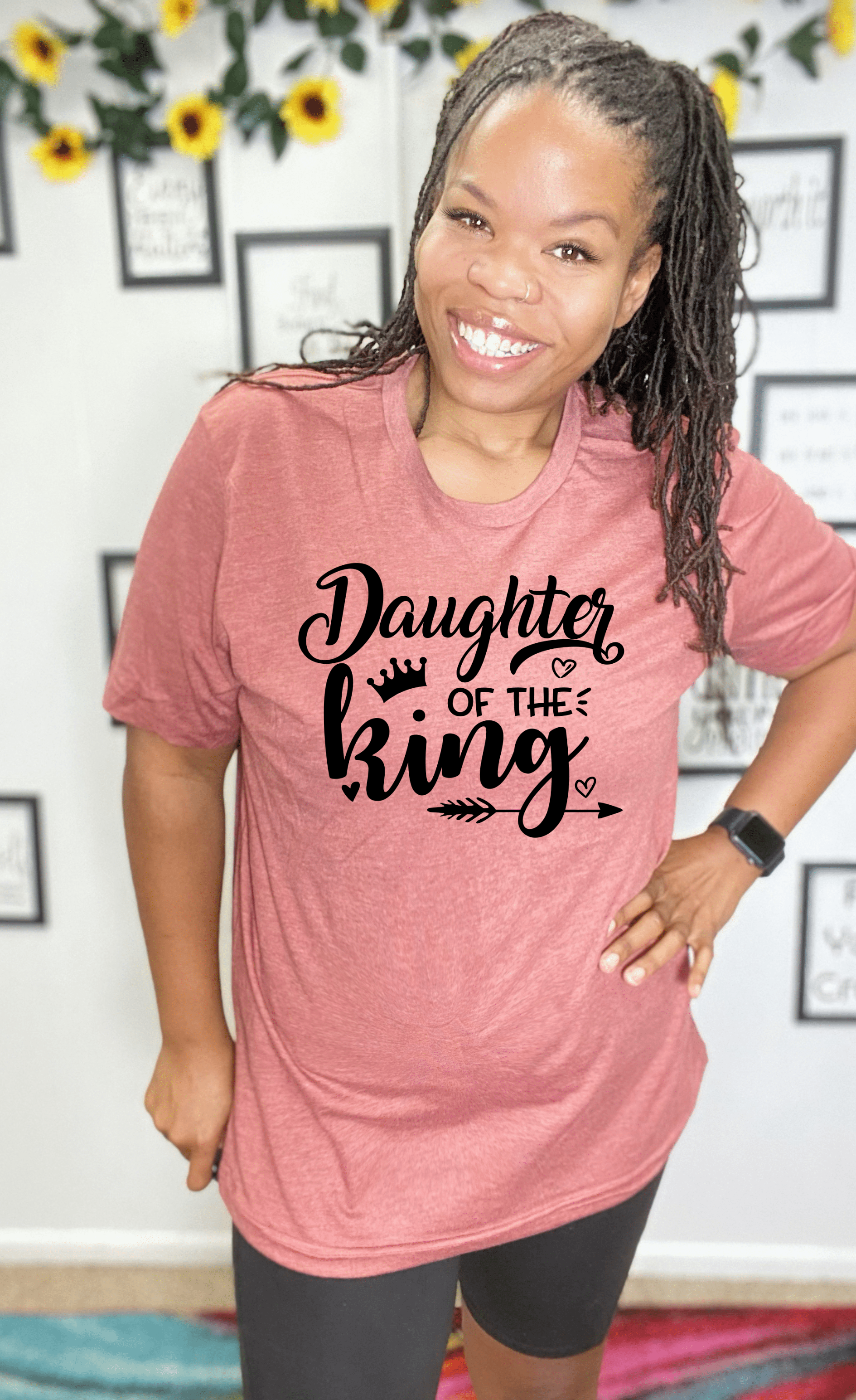 Daughter of The King Graphic T-Graphic T-Stay Foxy Boutique, Florissant, Missouri