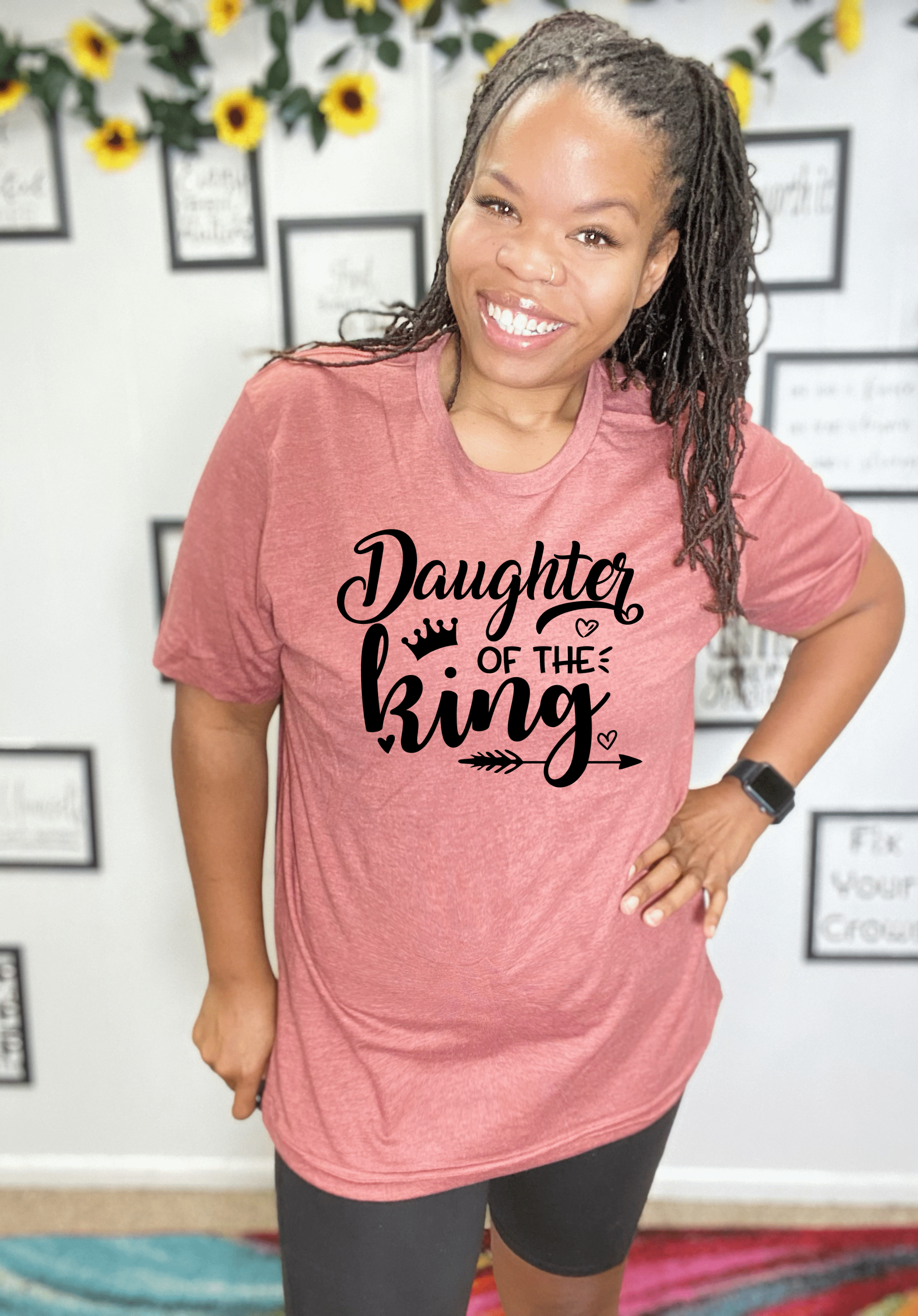 Daughter of The King Graphic T-Graphic T-Stay Foxy Boutique, Florissant, Missouri