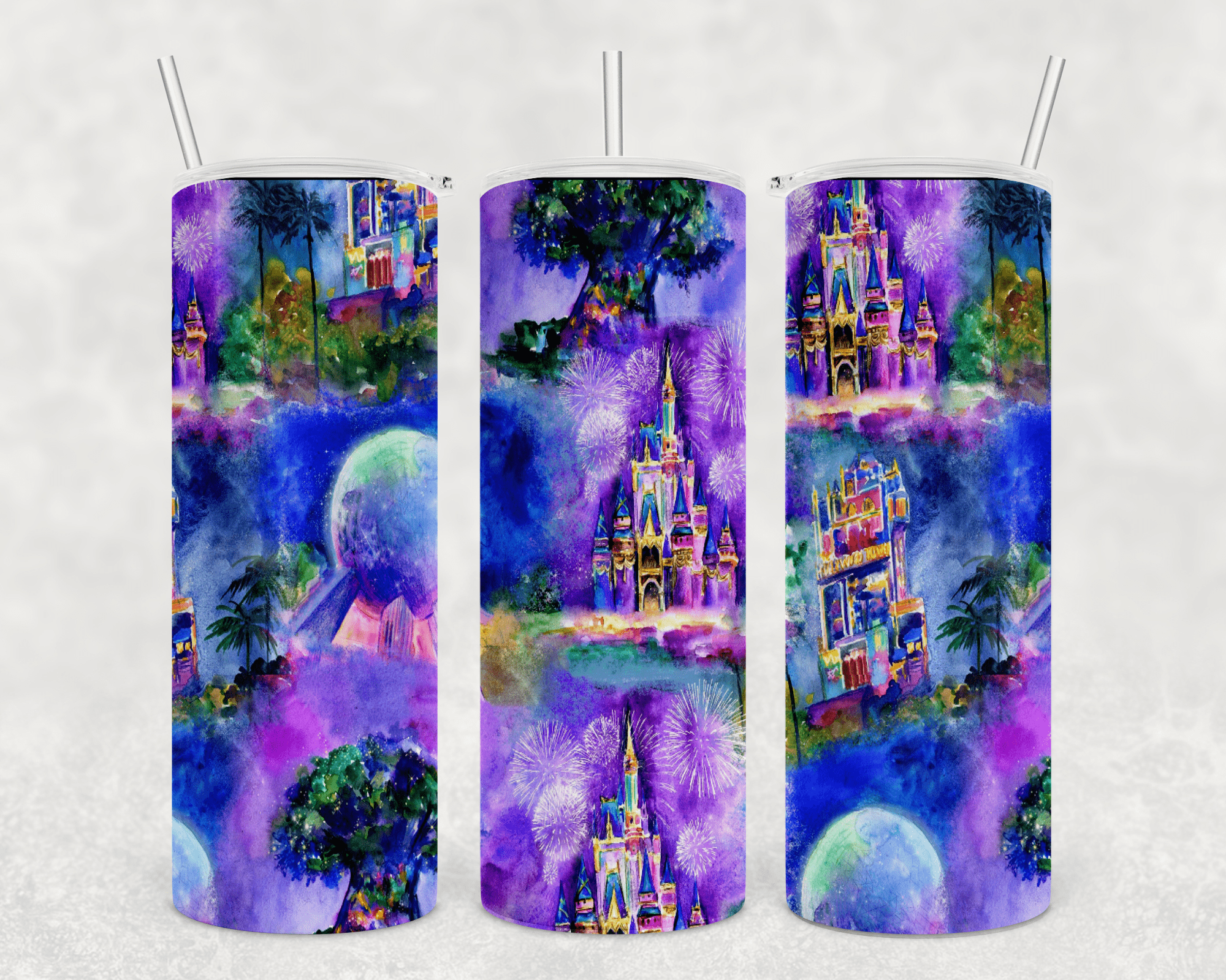 Purple Haze Castle Tumbler-Stay Foxy Boutique, Florissant, Missouri