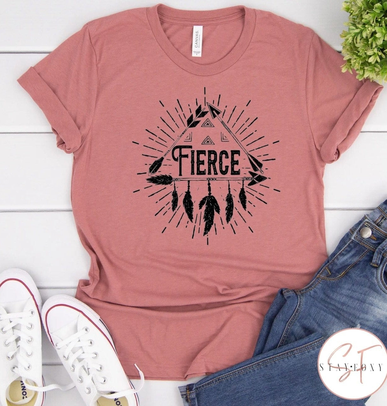 Fierce Graphic T #120-Graphic T-Stay Foxy Boutique, Florissant, Missouri